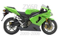 Fairings for 2005-2006 Kawasaki ZX6R