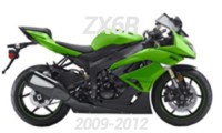 Fairings for 2009-2012 Kawasaki ZX6R