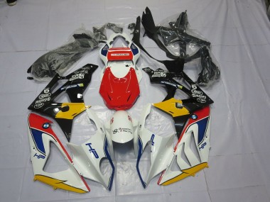 Alien Blue and White 2009-2014 BMW S1000RR Motorcycle Fairing