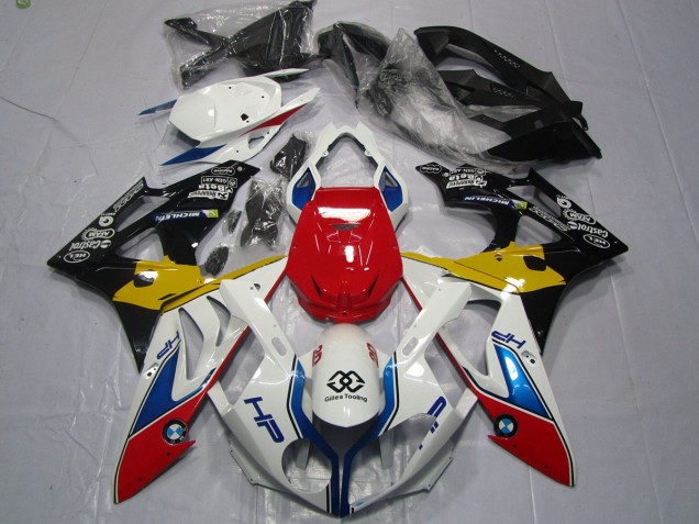 Alien Blue and White 2009-2014 BMW S1000RR Motorcycle Fairing