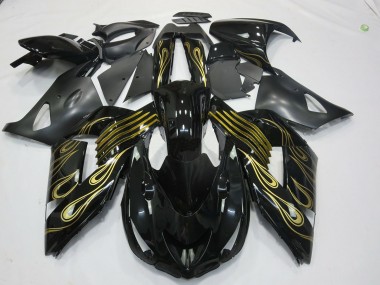 Black Gold 2006-2011 Kawasaki ZX14R Motorcycle Fairing