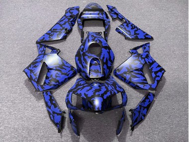 Blue Camo 2003-2004 Honda CBR600RR Motorcycle Fairing