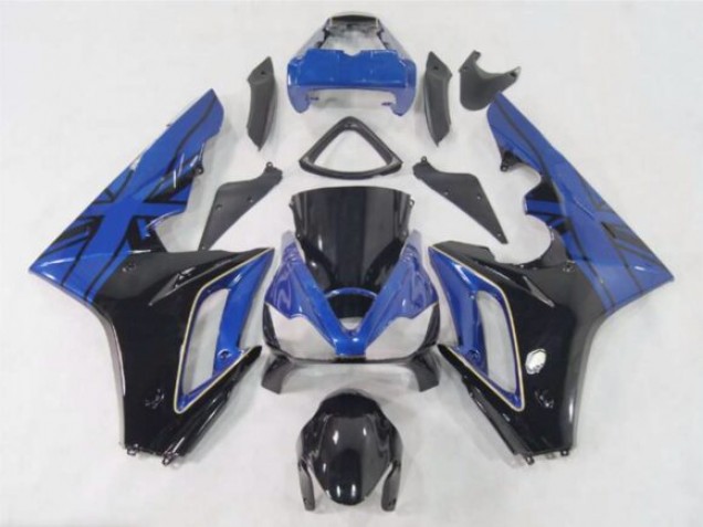 Blue Flag / Black 2006-2008 Triumph Daytona 675 Motorcycle Fairing