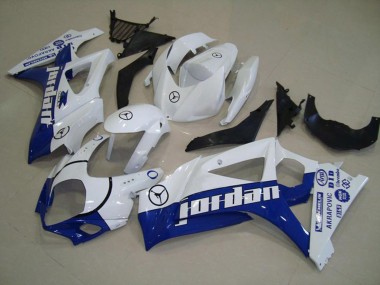 Blue Jordan 2007-2008 Suzuki GSXR 1000 Motorcycle Fairing