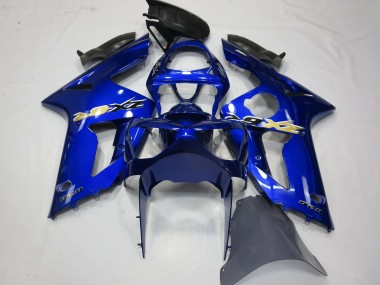 Blue OEM Style 2003-2004 Kawasaki ZX6R Motorcycle Fairing