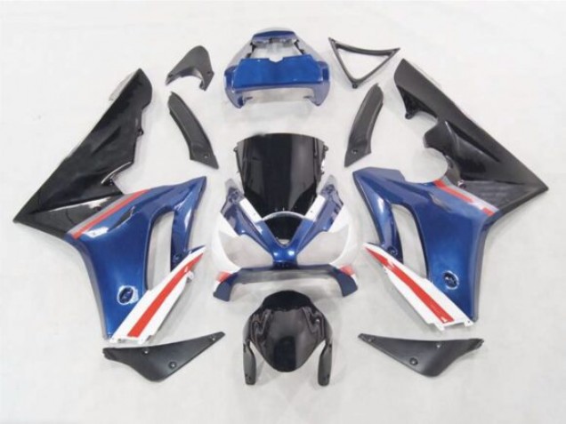 Blue / Red and White 2006-2008 Triumph Daytona 675 Motorcycle Fairing