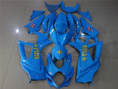 Blue Rizzla 07-08 2007-2008 Suzuki GSXR 1000 Motorcycle Fairing