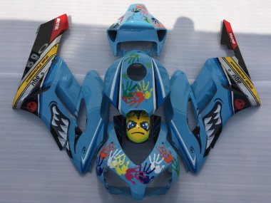 Blue Shark 2004-2005 Honda CBR1000RR Motorcycle Fairing