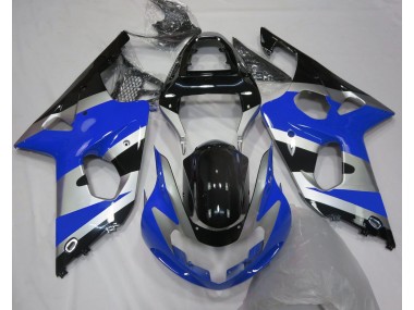 Blue Silver OEM Style 2000-2002 Suzuki GSXR 1000 Motorcycle Fairing