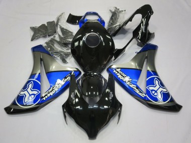 Blue Silver Special Design 2008-2011 Honda CBR1000RR Motorcycle Fairing