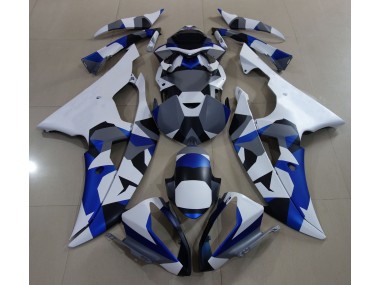 Blue Snow Camo 2008-2016 Yamaha R6 Motorcycle Fairing