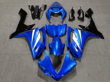 Blue White and Black 2007-2008 Yamaha R1 Motorcycle Fairing