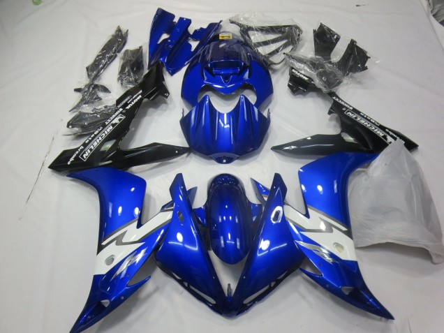 Gloss Blue White 2004-2006 Yamaha R1 Motorcycle Fairing