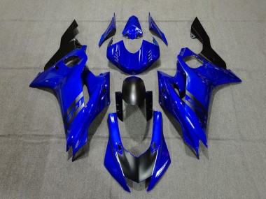 Blue and Black 2017-2021 Yamaha R6 Motorcycle Fairing