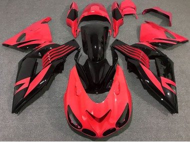 Bright Red 2006-2011 Kawasaki ZX14R Motorcycle Fairing