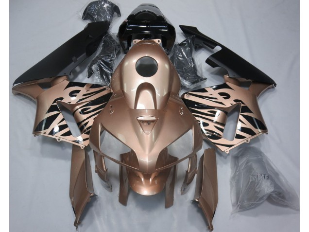 Bronze Flame 2005-2006 Honda CBR600RR Motorcycle Fairing