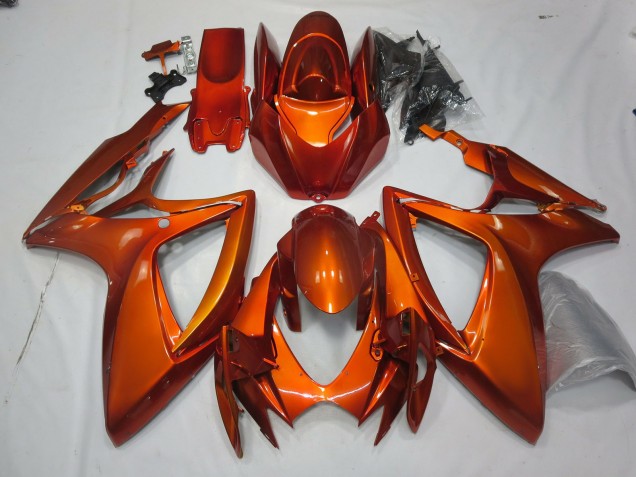 Burnt Orange 2006-2007 Suzuki GSXR 600-750 Motorcycle Fairing