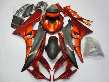 Burnt Orange 2006-2007 Yamaha R6 Motorcycle Fairing