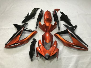 Burnt Orange 2008-2010 Suzuki GSXR 600-750 Motorcycle Fairing