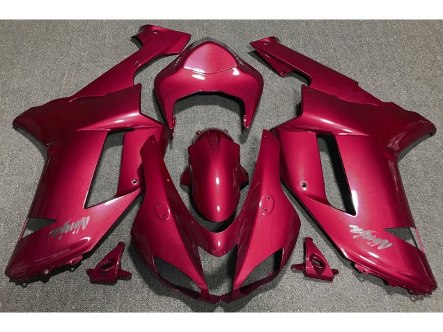 Candy Red 2007-2008 Kawasaki ZX6R Motorcycle Fairing