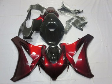 Candy Red and Black 2008-2011 Honda CBR1000RR Motorcycle Fairing