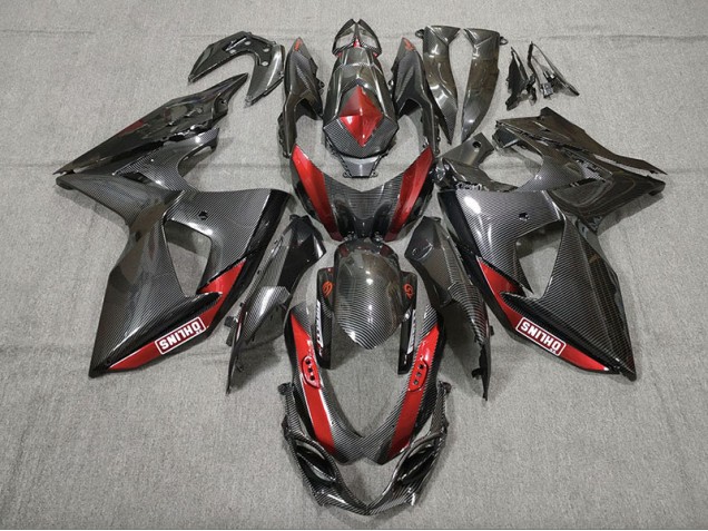 Carbon Fiber Red 2009-2016 Suzuki GSXR 1000 Motorcycle Fairing