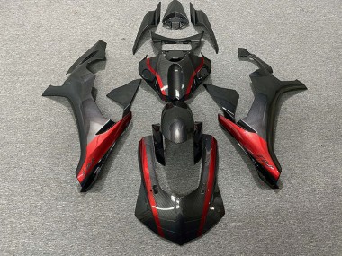 Carbon Fiber Style & Red 2015-2019 Yamaha R1 Motorcycle Fairing