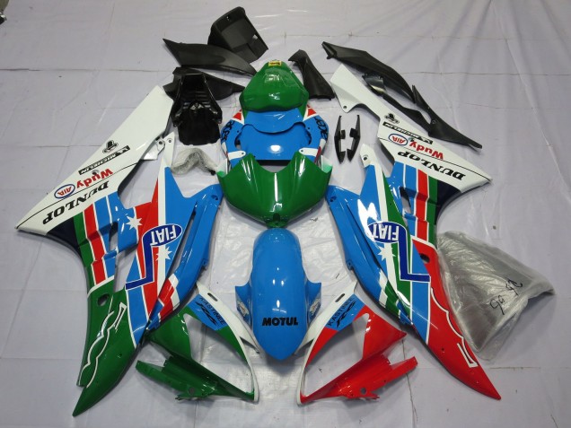 Classic Dunlop 2006-2007 Yamaha R6 Motorcycle Fairing