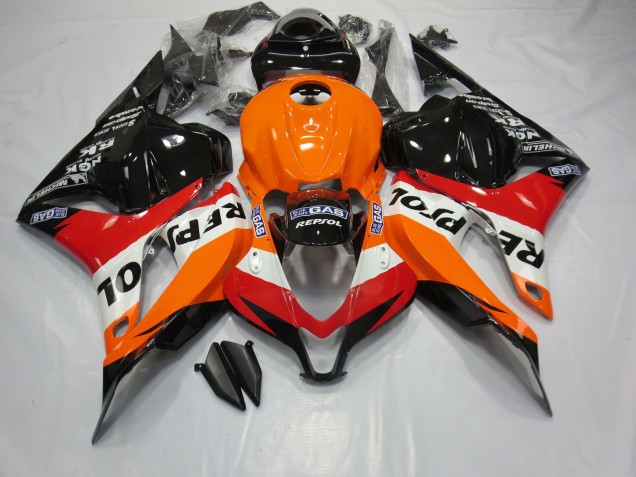 Classic Repsol Style 2009-2012 Honda CBR600RR Motorcycle Fairing