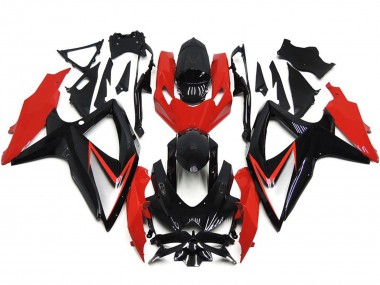 Custom Red OEM Style 2008-2010 Suzuki GSXR 600-750 Motorcycle Fairing