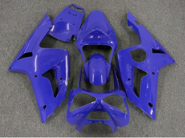 Dark Blue Plain 2003-2004 Kawasaki ZX6R Motorcycle Fairing