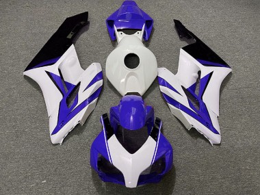 Dark Blue White and Gloss Black 2004-2005 Honda CBR1000RR Motorcycle Fairing