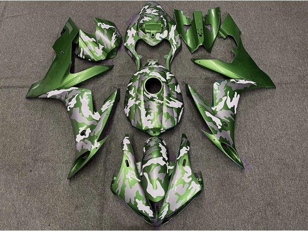 Dark Green Camo 2004-2006 Yamaha R1 Motorcycle Fairing