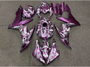 Dark Magenta Camo 2004-2006 Yamaha R1 Motorcycle Fairing