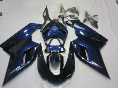 Deep Blue 2007-2014 Ducati Ducati 848 1098 1198 Motorcycle Fairing