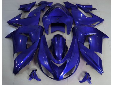 Deep Blue Plain 2006-2007 Kawasaki ZX10R Motorcycle Fairing