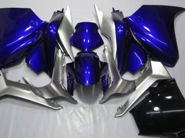 Deep Blue and Silver 2010-2013 Honda VFR1200 Motorcycle Fairing