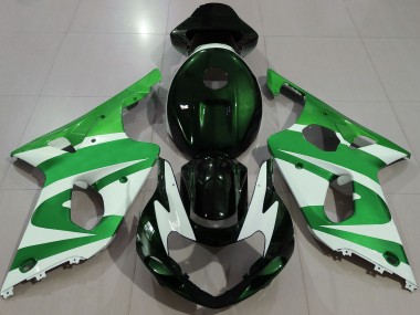 Deep Green 2000-2002 Suzuki GSXR 1000 Motorcycle Fairing