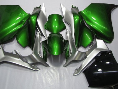 Deep Green and Silver 2010-2013 Honda VFR1200 Motorcycle Fairing