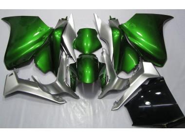 Deep Green and Silver 2010-2013 Honda VFR1200 Motorcycle Fairing