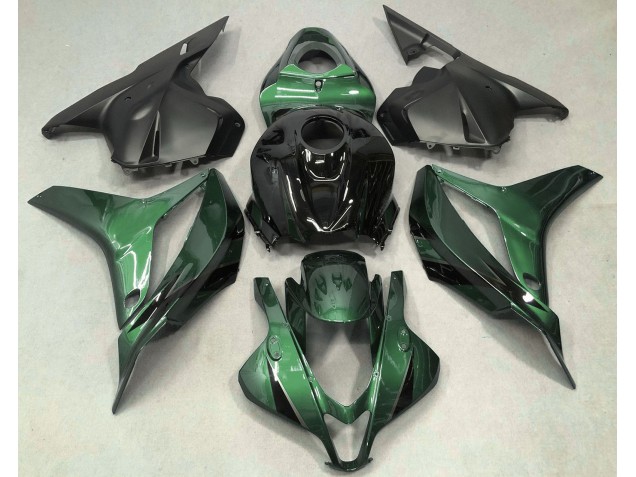 Deep Green with Black 2009-2012 Honda CBR600RR Motorcycle Fairing