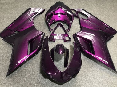 Deep Pink 2007-2014 Ducati Ducati 848 1098 1198 Motorcycle Fairing