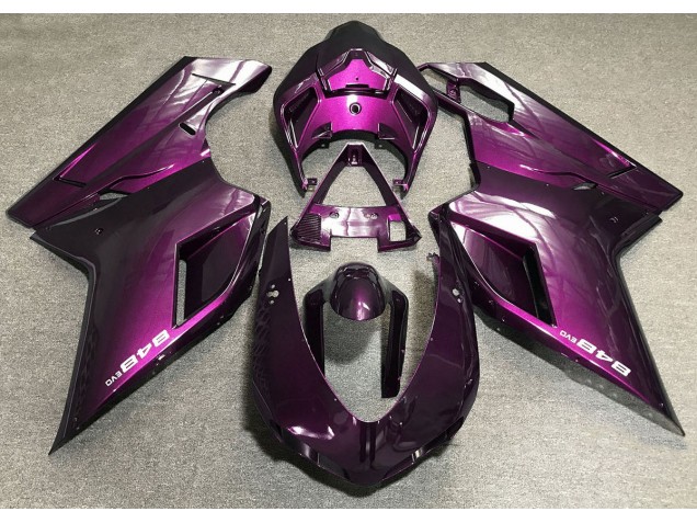 Deep Pink 2007-2014 Ducati Ducati 848 1098 1198 Motorcycle Fairing