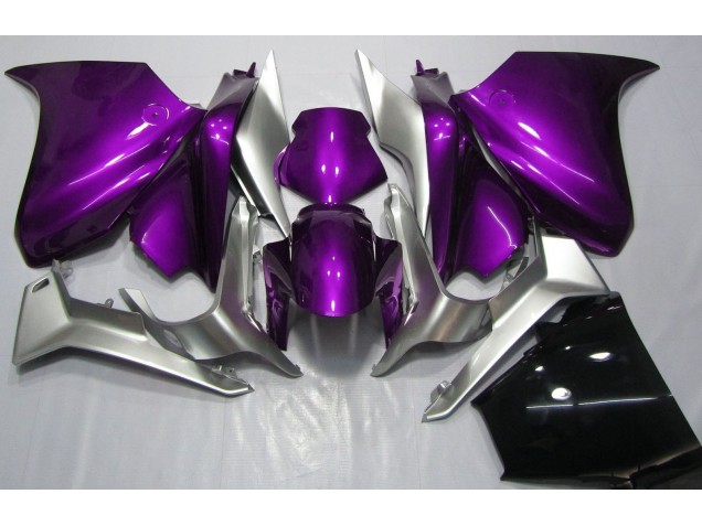 Deep Purple and Silver 2010-2013 Honda VFR1200 Motorcycle Fairing