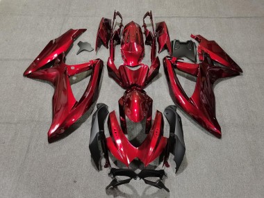 Deep Red 2008-2010 Suzuki GSXR 600-750 Motorcycle Fairing