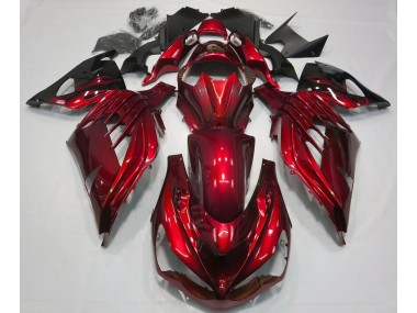 Fire Red Gloss 2012-2021 Kawasaki ZX14R Motorcycle Fairing