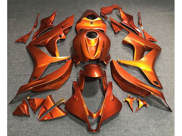 Flat Orange 2007-2008 Honda CBR600RR Motorcycle Fairing