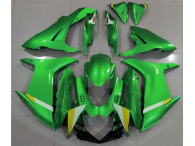 Full Gloss Light Green 2011-2024 Suzuki GSXR 600-750 Motorcycle Fairing