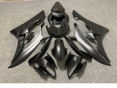 Full Matte Black 2006-2007 Yamaha R6 Motorcycle Fairing