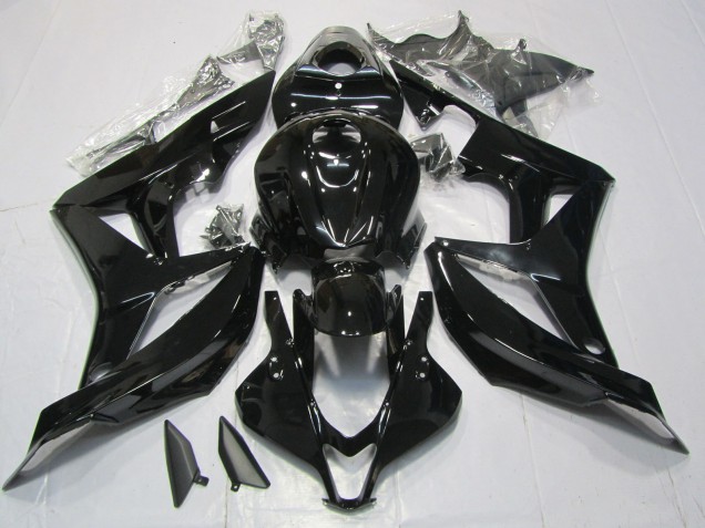 Gloss Black 2007-2008 Honda CBR600RR Motorcycle Fairing